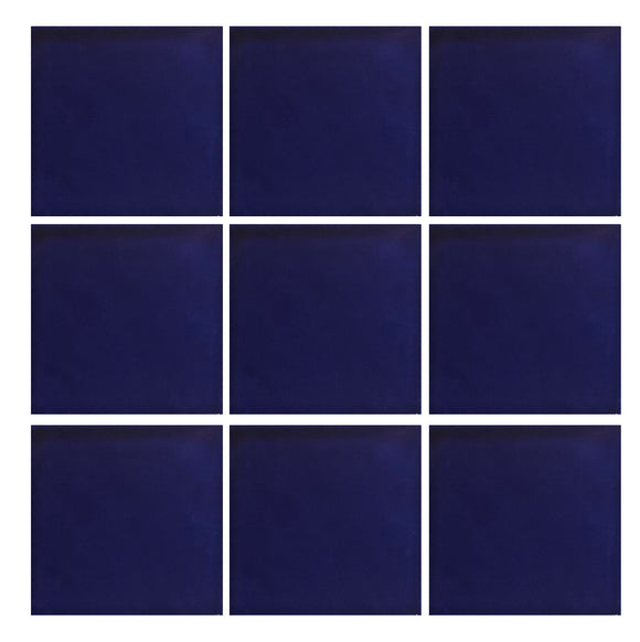Navy Square Wall Tiles pre-packed half square meter (on sale)