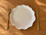 Scalloped Dinner Plate