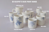 Blue Print Large Milk Jug