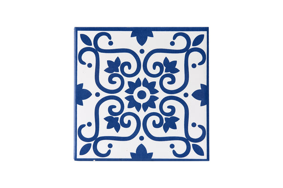 Wall Tile Blue Pattern 8 Large