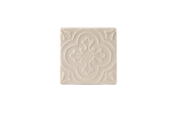 Art Nouveau White Fleur Mini