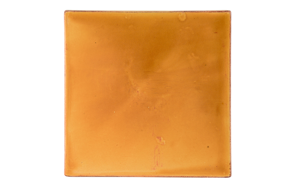 Art Nouveau Yellow Plain Tile XL