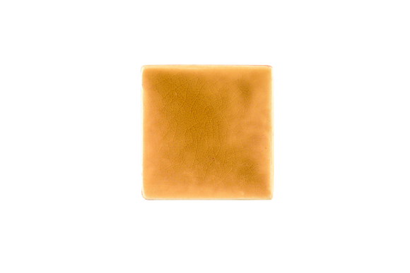 Art Nouveau Yellow Plain Tile Mini