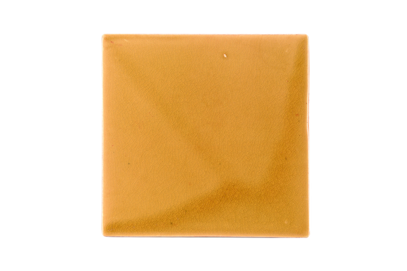 Art Nouveau Yellow Plain Tile Large