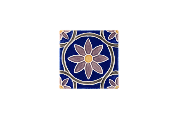 Art Nouveau Navy Daisy Mini