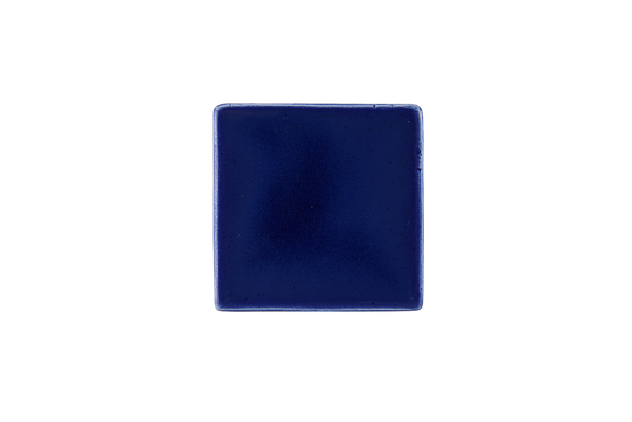 Art Nouveau Navy Plain Tile Mini