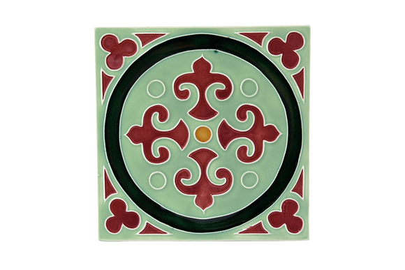 Art Nouveau Mint King Circle XL