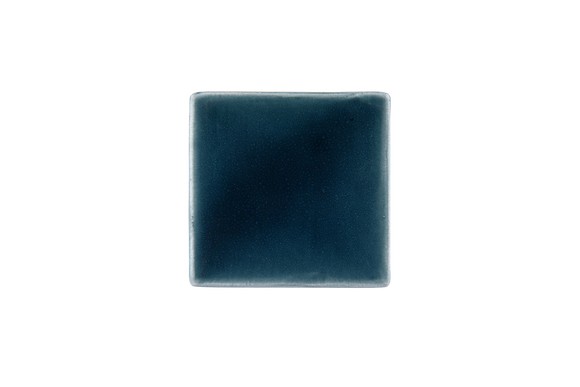 Art Nouveau Teal Plain Tile Mini