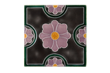 Art Nouveau Grey Flower Geo Circles XL