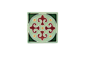 Art Nouveau Mint King Circle Mini