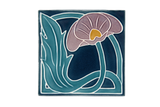Art Nouveau Teal Lily XL