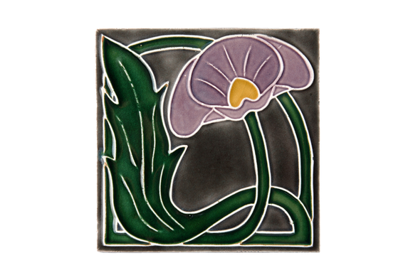 Art Nouveau Grey Lily XL
