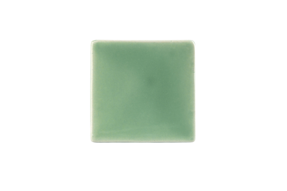 Art Nouveau Mint Plain Tile Mini