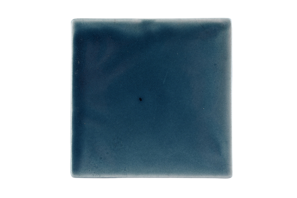 Art Nouveau Teal Plain Tile XL