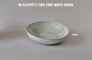 Two Tone White Range - Bowls